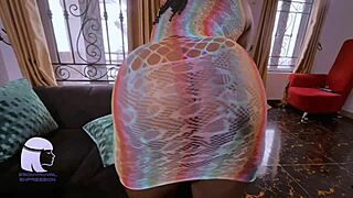 giant cock delivers intense anal shot on big ass bbw, with blowjob and assfucking action.