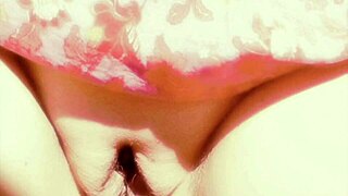 These mature women flash their huge shaved pussies in amateur homemade exhibitionist fun