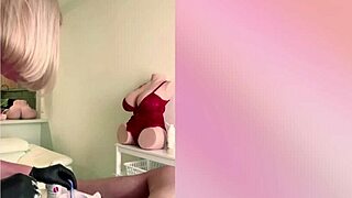 OH MY GOD, THIS CUTE RUSSIAN BLONDE NURSE WITH BLUE EYES AND SMALL TITS GOT NEAR HIS COCK. SHE MADE HIM CUM HARD IN THIS HOMEMADE VIDEO!