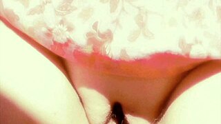 These mature women flash their huge shaved pussies in amateur homemade exhibitionist fun