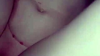 Branquinha moans loudly on my big black cock, her pink pussy spreading wide.