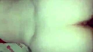 Branquinha moans loudly on my big black cock, her pink pussy spreading wide.