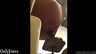 skinny brunette rides monster cock with toys