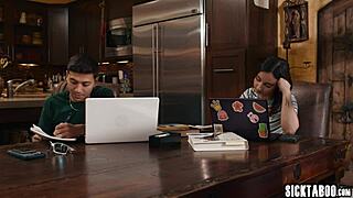 horny hailey rose uses her huge tits and dirty skills to save her job 😏