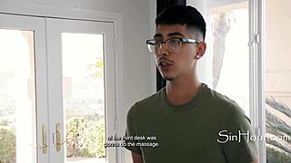 18yo's first nuru massage turns erotic with riding