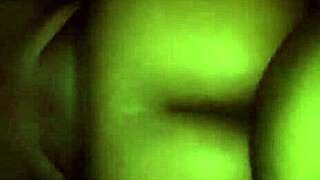 Big booty BBW sucks and rides black cock deepthroat