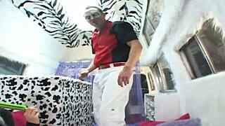 Blonde Kylie Reese Rides Big Dick with Anal Licking in Stockings