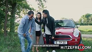 hitzefrei bonny fucks to avoid police call