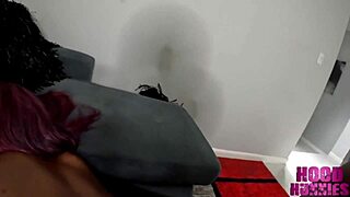 African teen spreads ass for huge black cock