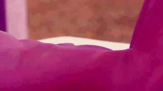 i'm petite european brunette bianka helen, enjoying a relaxing outdoor session