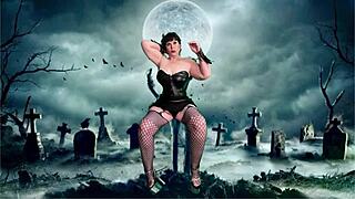 Granny carmen rocks with some gentle fingering in reality.