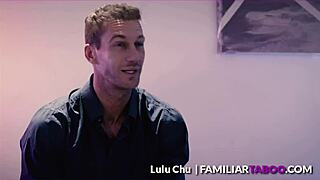 Tiny Cute Asian Lulu Chu Has a Crush on Her Step Father's Best Friend Ryan Mclane in Familial Taboo