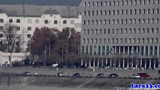 i picked up british milf for intense fingering session. she came hard in our european encounter.