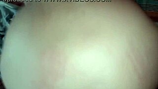 My stepsister poses doggy style for fucking her pussy