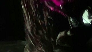 Detailed blowjob with banana and big oiled cock