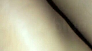 Beautiful otaku geek fucked doggystyle, receives cum without condom