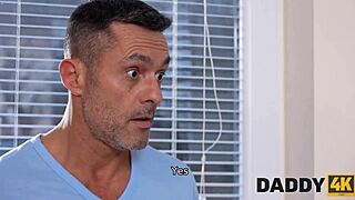 daddy4k: biking mike's ballad with beautiful european girlfriend in old and young fantasy