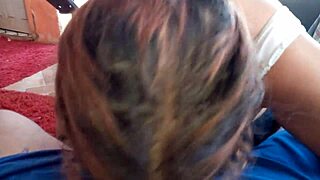 Sister-in-law gives blowjob