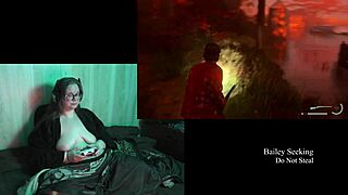 hey check out this naked brunette bbw playthrough