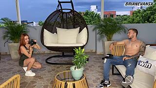 andrea castro horny redhead photographer with big tits - brian evansx