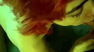 My horny girlfriend moans as I finger her hairy pussy and fuck her