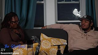 Kittylove shakes her big ass while licking dripping cock