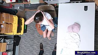 Cute Petite Teen 18+ Gives Blowjob to Police Officer Before Getting Screwed