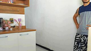 While Husband Showers, Fuck His Friend?