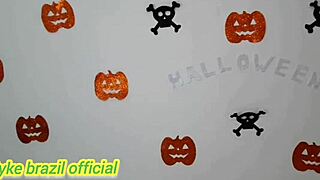 halloween 2024 with myke brazil and mariana torres in see-through outfits