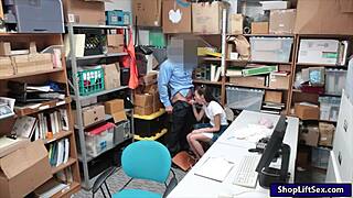 Cute Petite Teen 18+ Gives Blowjob to Police Officer Before Getting Screwed