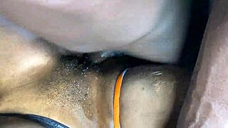 Agbo seller gets her tight pussy roughly creampied while screaming.