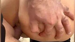 He Takes Cum from Pussy!