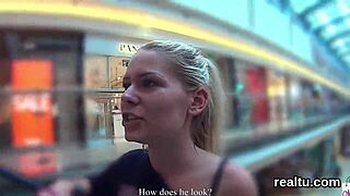 Watch This Czech Chick Get Tempted and Screwed Hard in the Mall!