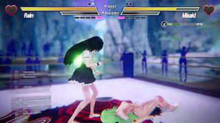 lesbian battle 10 with kissing and squirting