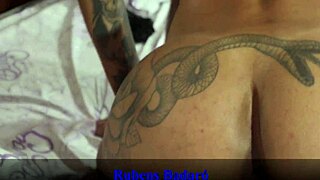 Negro hired by cuckold to fuck wife in red sheer, he films everything