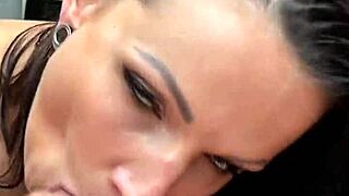 Big tits babe sucks like a queen - blowjob rimjob ball sucking cum in mouth casting