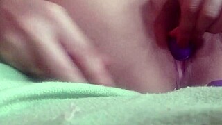 my pussy with plug and vibrator part 1