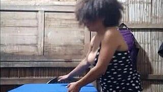 I fulfilled the bet for my stepson by sending homemade semi-nude show.