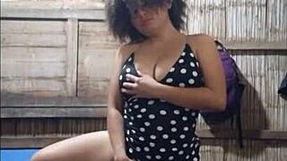 I fulfilled the bet for my stepson by sending homemade semi-nude show.