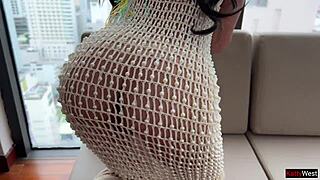 Spanish Blanca Tries White Russian Cock And Gets Creampie In Pussy Outdoors