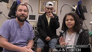 Michelle Anderson in Latex Gets Face Fucked and Creampied POV