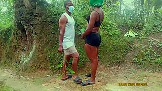 bush hot sex with bbw king's wife in village ritual