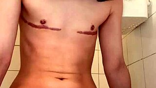 Woman bouncing on dildo, moaning as she reaches orgasm with wet tight pussy