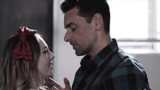 cheerleader teen lily larimar receives compliments and hardcore fucking from older teacher ryan driller