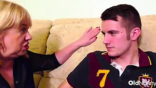mature auntie trisha gets hardcore sex from stud sam bourne
