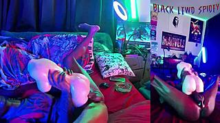 Friendly Neighborhood Lewd Spidey Masturbates With Big Black Cock Toys