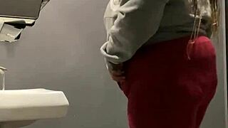 Milf Gets Backshots In The Bar Bathroom