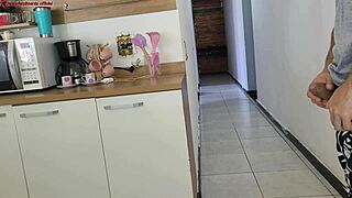 Risky Homemade Fuck With Friend While Husband Showers