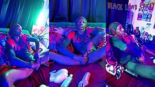 Friendly Neighborhood Lewd Spidey Masturbates With Big Black Cock Toys