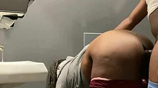 Milf Gets Backshots In The Bar Bathroom